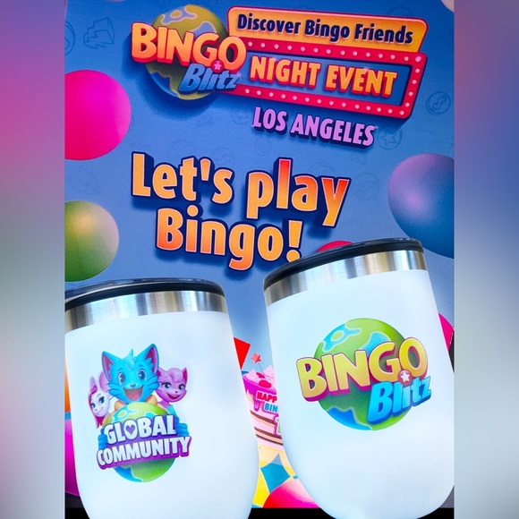 BINGO BLITZ- Official SWAG Tumbler from the LA live event!! NEW - Picture 6 of 10